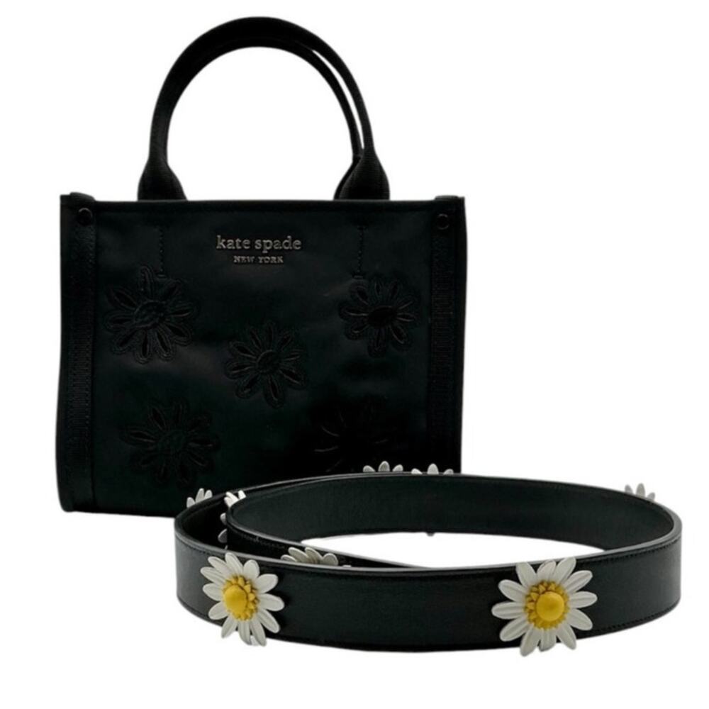 Kate Spade The Little Better Sam Embroidered Mini Tote Shoulder Floral Handbag